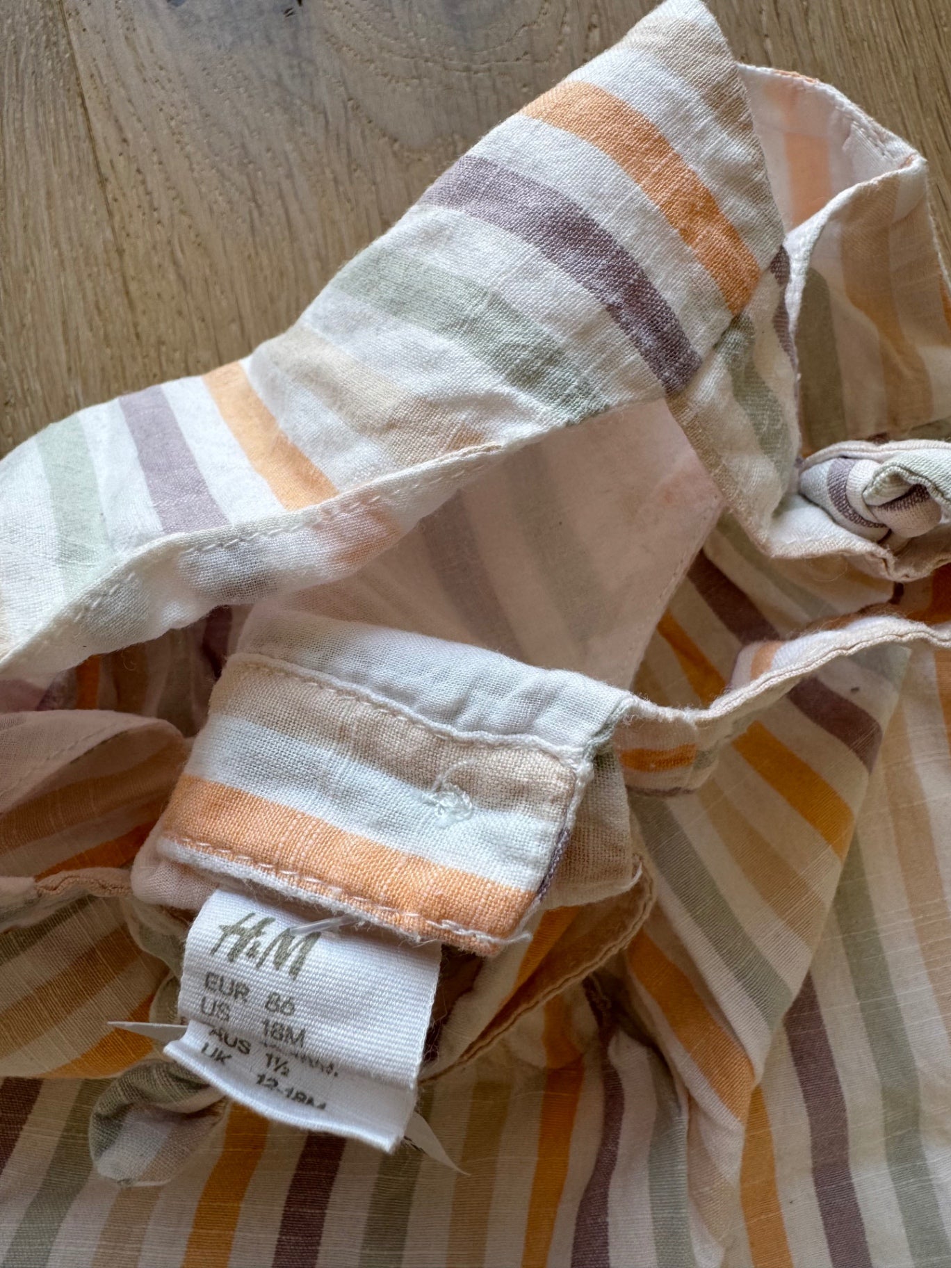 Leinen Latzhose ~ 86/92 ~ H&M