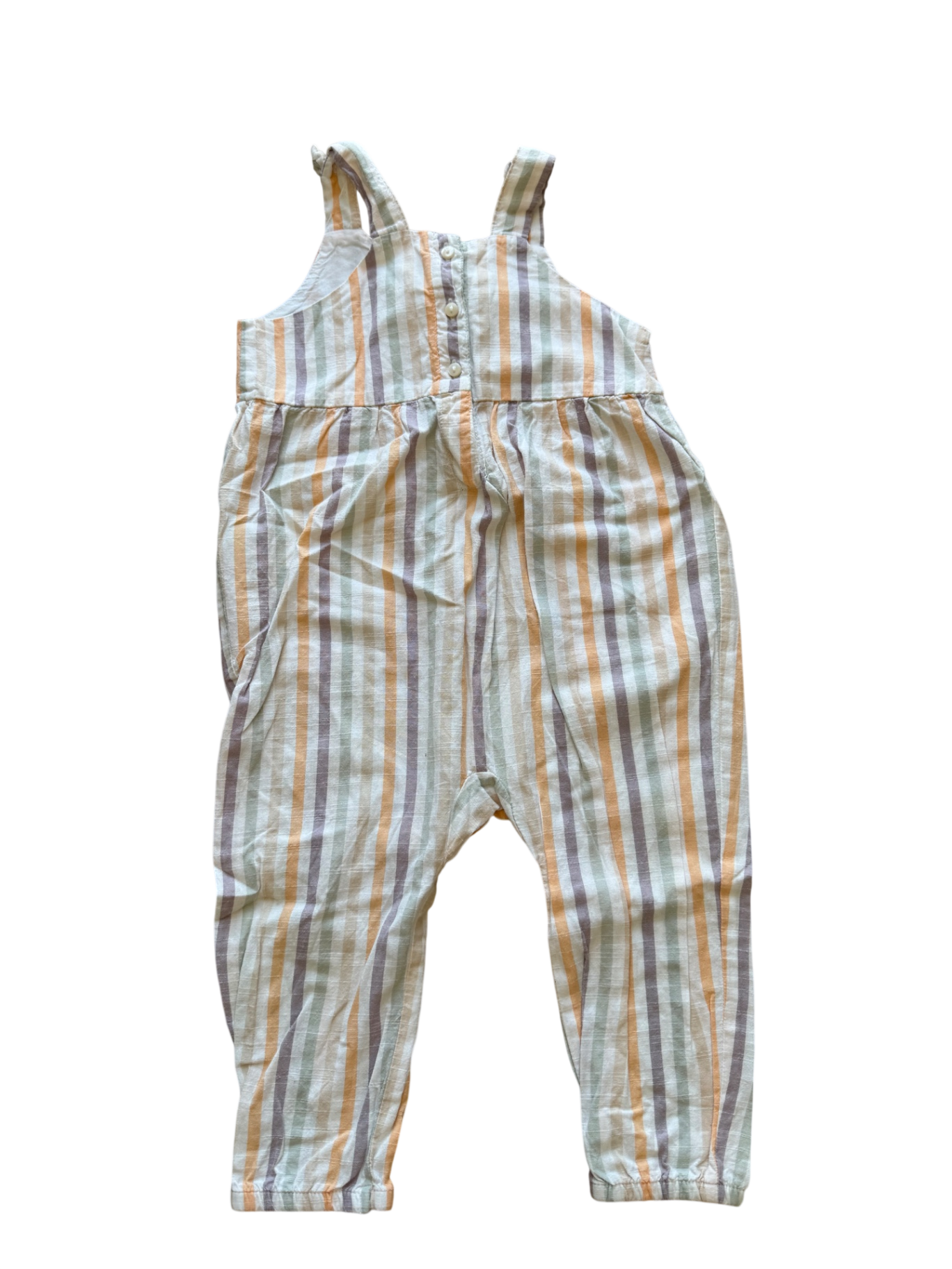 Leinen Latzhose ~ 86/92 ~ H&M