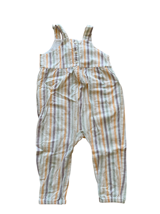 Leinen Latzhose ~ 86/92 ~ H&M
