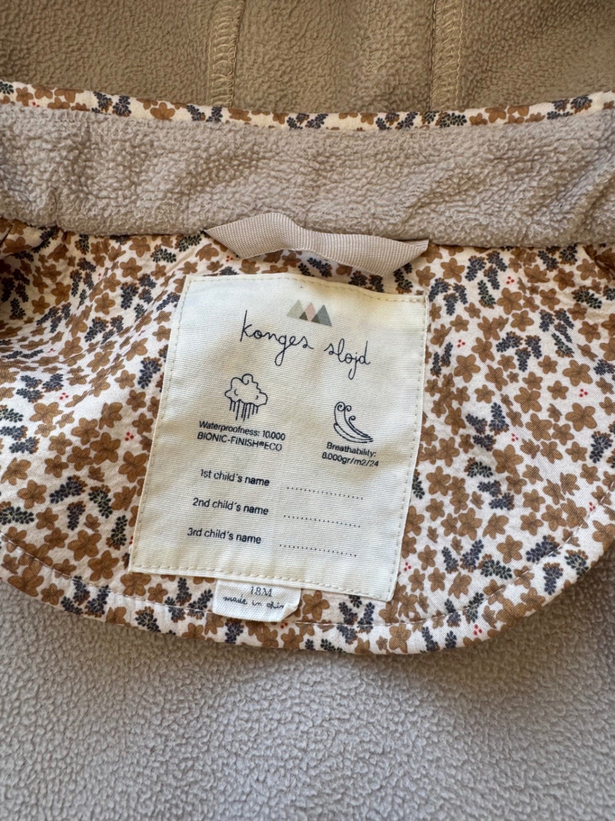 Softshelljacke ~ 80/86 ~ Konges Sløjd