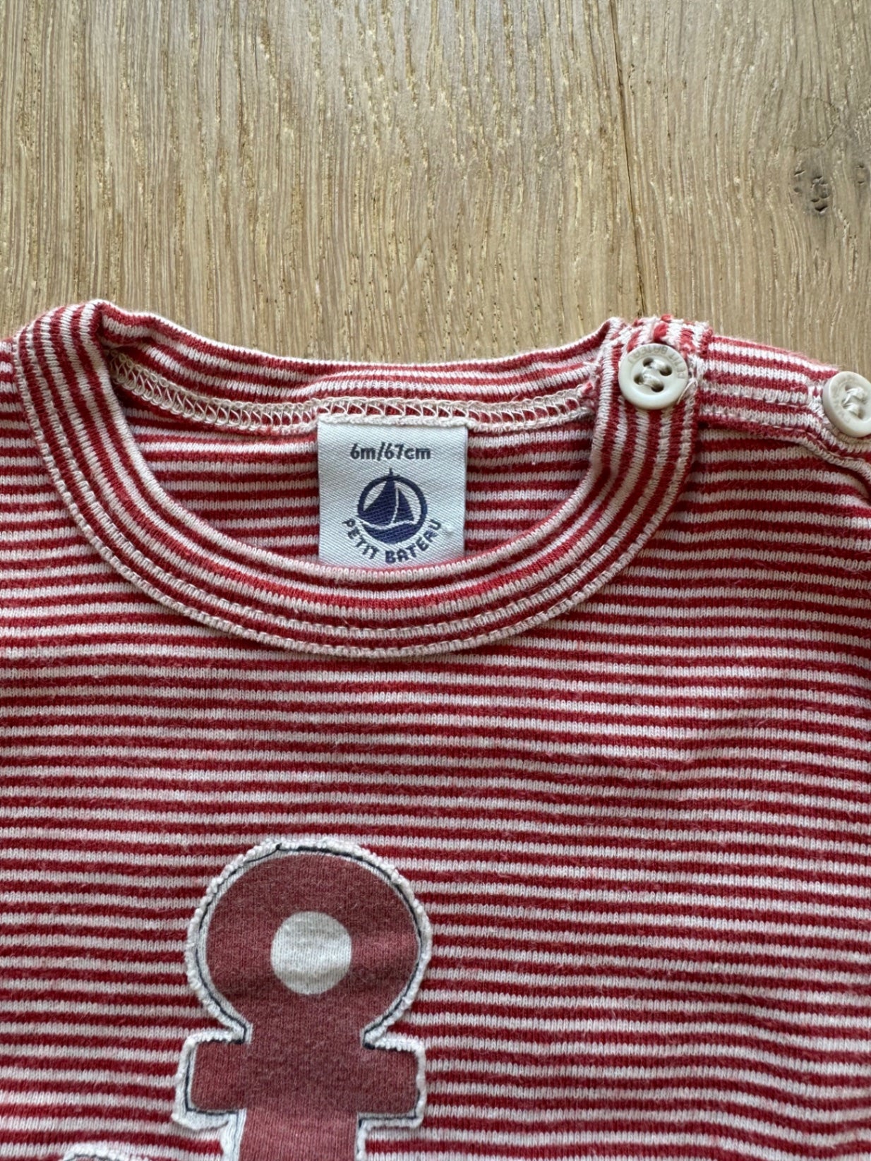Langarmshirt ~ 56/62 ~ Petit Bateau