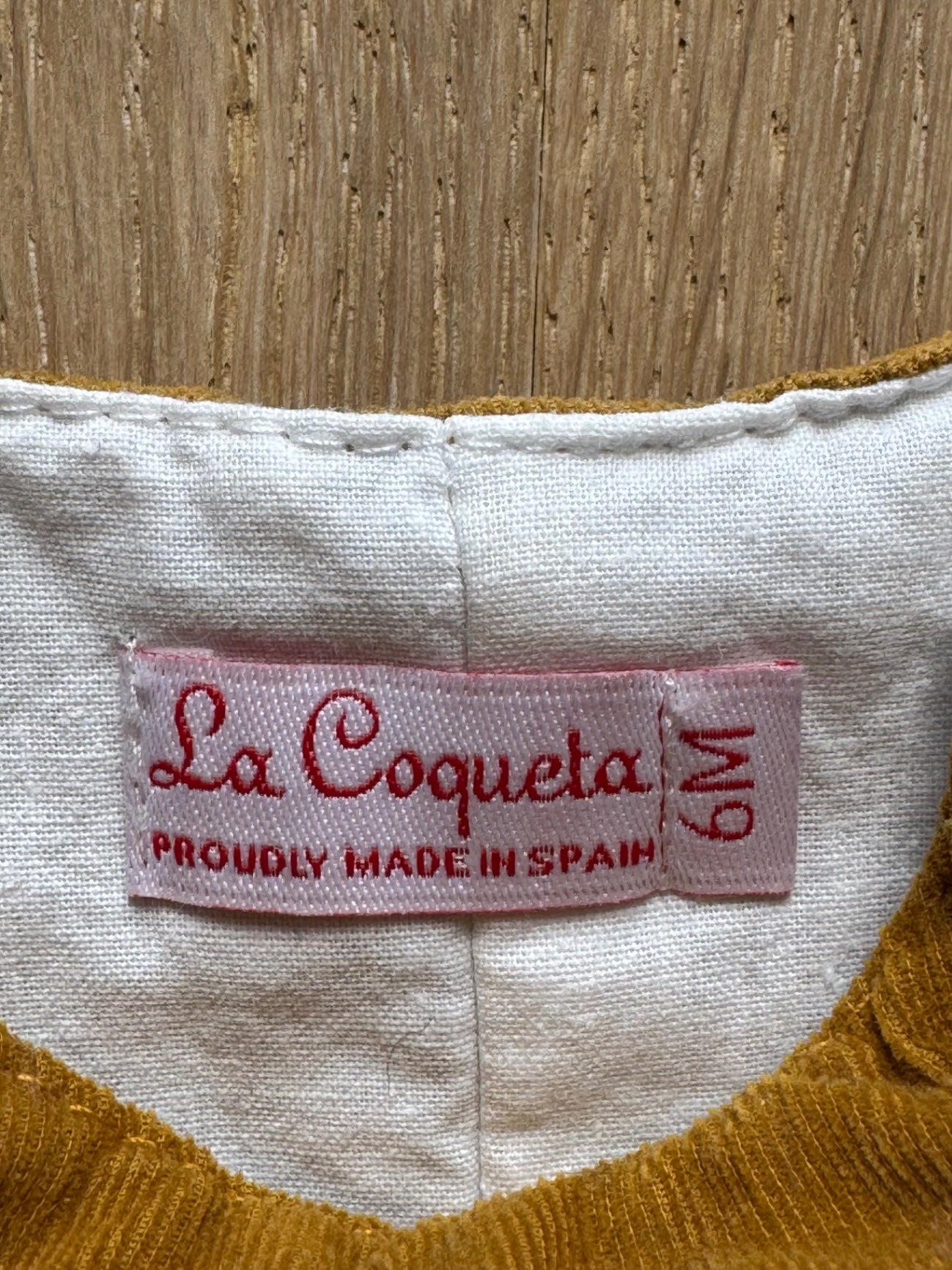 Latzhose aus Cord ~ 62/68 ~ La Coqueta