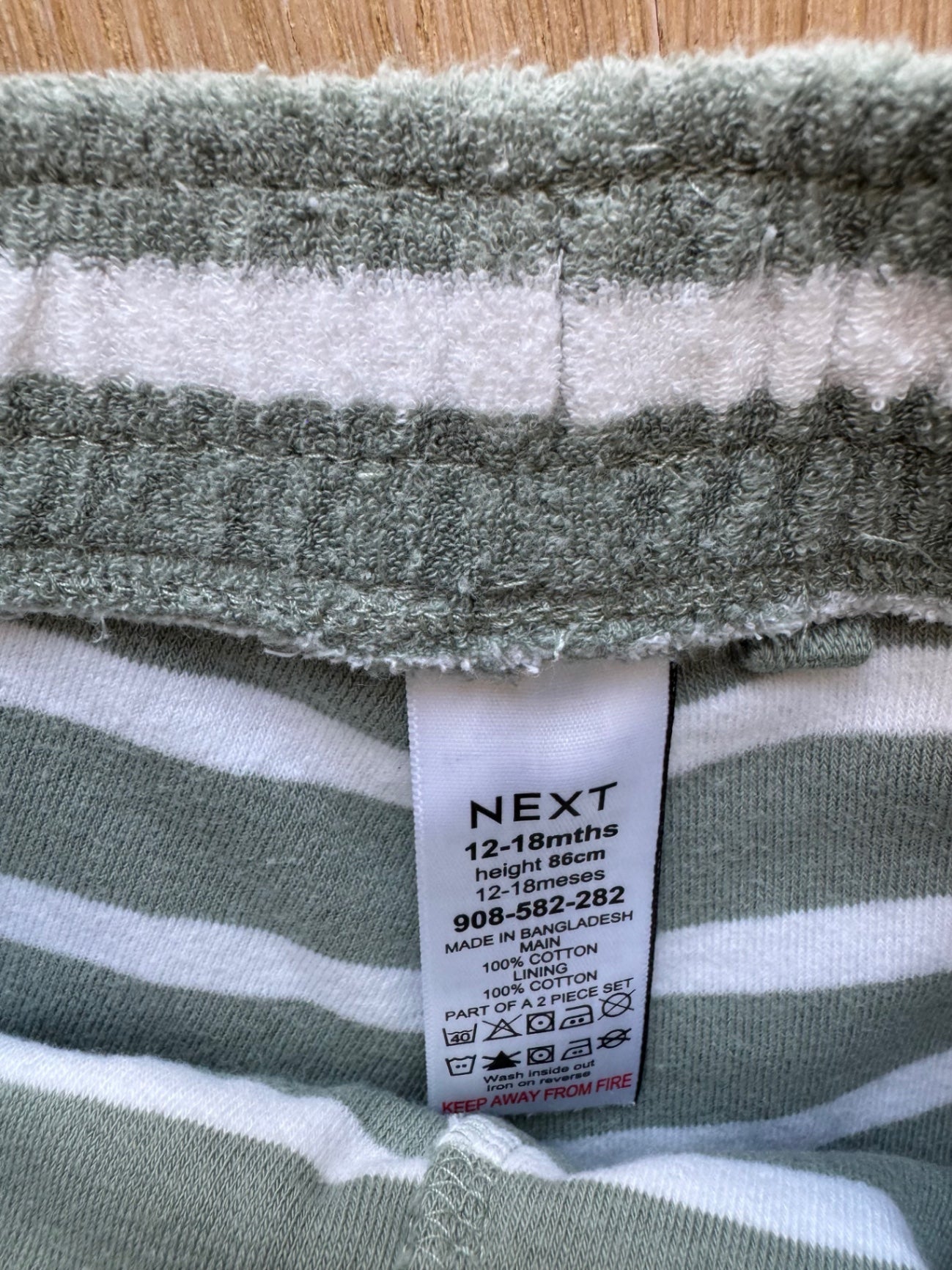 Kurze Hose aus Frottee ~ 80/86 ~ Next