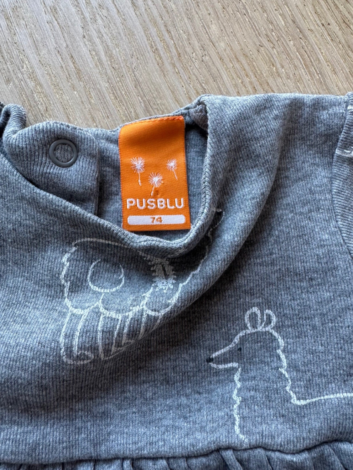 Langarmshirt ~ 68/74 ~ PUSBLU